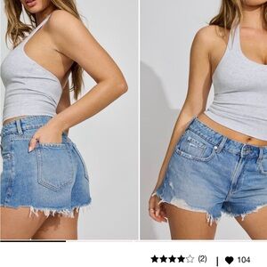 Garage festival Denim cutoff shorts